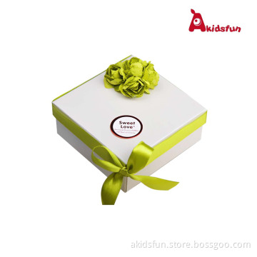 Gift Box with a Flower on It